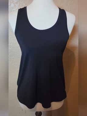 Lululemon Black T Back Tank Top No Size Tags Size Small 2/4??